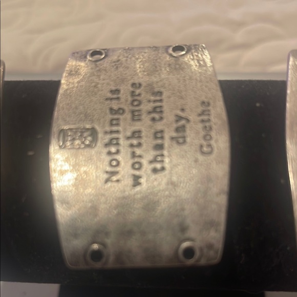 Inspirational Silver Cuff Bracelets - Picture 4 of 7